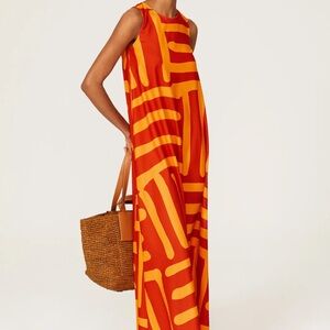 Mossi Printed Trapeze Dress size 42, L